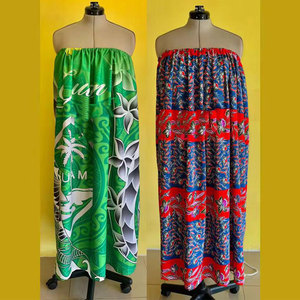 Faldas Largas de Cintura Alta con Estampado de Sublimación Personalizado, Falda Polinesia para Mujer - Product Image 1