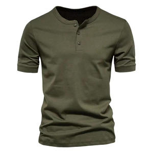 เสื้อยืดโอเวอร์ไซส์ผู้ชาย คอวี ผ้าฝ้าย 100% คุณภาพสูง สีพื้น เรียบง่าย สวมใส่สบาย ระบายอากาศได้ดี ไม่ยับ - Product Image 1
