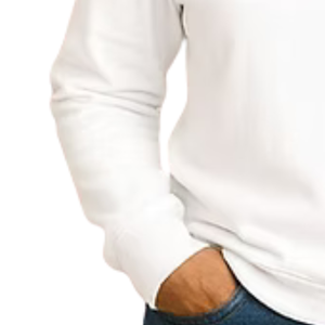 Sudadera Blanca para Mujer con Bordado 3D en Relieve, Estilo Casual, Manga Larga, Cómoda para el Día a Día - Product Image 4