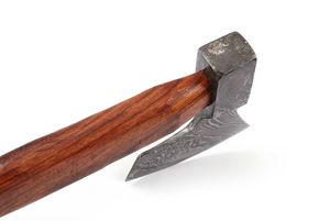 Hand Forged Pattern Steel Camping Hatchet With Premium Wooden Handle Outdoor Utility <b>Tool</b> Manufacturer Custom Handcrafted - Product Image 5
