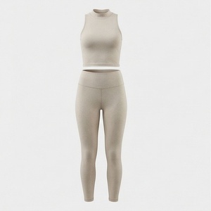 Conjunto de Yoga para Mujer, Ropa Deportiva Ligera para Gimnasio, Sostenible, Tallas Grandes, Venta al Por Mayor, Última Moda en Ropa Deportiva, Color Personalizado - Product Image 1