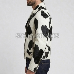 Premium Quality Finished Sheep Skin <b>Leather</b> Windproof Waterproof Eco-Friendly Breathable Hair on <b>Leather</b> <b>Jackets</b> - Product Image 3
