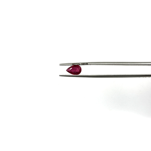 Rubis naturels de Bangkok, formes poire calibrées 5x8mm, pierres précieuses de rubis naturelles facettées en vrac pour la fabrication de bijoux, prêtes à l'emploi - Product Image 3