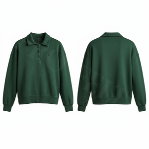 เสื้อโปโลแขนยาวแฟชั่นลำลองสไตล์สปอร์ตสำหรับเดินทาง คอปกติดกระดุม ผ้าคอตตอนผสมใส่สบาย รับผลิตแบบ OEM ODM - Product Image 2