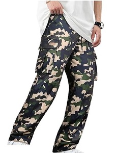 Pantalon cargo tactique pour homme, camouflage Bottomland, taille haute, imperméable, respirant, pour la randonnée, la gym, le travail - Product Image 2