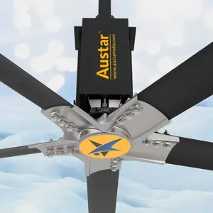 Ventilador de Techo Industrial HVLS Austar, Sistema de Refrigeración de Alto Volumen y Baja Velocidad con Aspas Grandes para Almacenes, Fábricas y Uso Comercial - Product Image 1