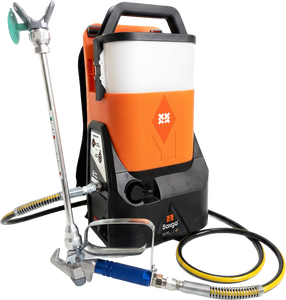 เครื่องพ่นสีไร้สาย SOXGA 20V แบบสะพายหลัง ถังขนาด 5 ลิตร มอเตอร์ไร้แปรงถ่าน 550 วัตต์ แรงดัน 300 PSI ปืนพ่นสีระดับมืออาชีพ - Product Image 1