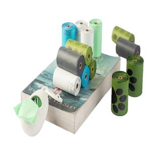 Bolsas para excremento de perro 100% compostables y totalmente biodegradables de almidón de maíz con dispensador, fáciles de usar, a prueba de fugas y ecológicas - Product Image 5