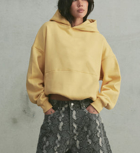 Sweat à capuche unisexe basique très demandé, grande taille, nouvelle collection, style streetwear, uni, sans cordon, 100 % coton molletonné, chaud pour l'hiver - Product Image 4