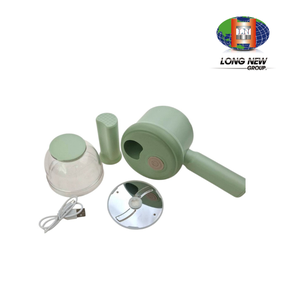 เครื่องบดสับอาหารไฟฟ้าแบบกำหนดเอง LONGNEW OEM |   เครื่องตัดผักพลาสติกทนทานสำหรับกระเทียม เนื้อสัตว์ และการเตรียมอาหาร - Product Image 4