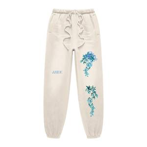 Pantalones Deportivos Personalizados al por Mayor para Hombre, Pantalones Deportivos Casuales de Felpa de Algodón con Estampado DTF, Fabricación OEM ODM con Logotipo Personalizado - Product Image 1