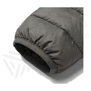 Quilted Jacket Women's Winter Stand Collar Full Sleeve Polyester Filling Zipper Closure Solid Color Regular Length - Product Image 6