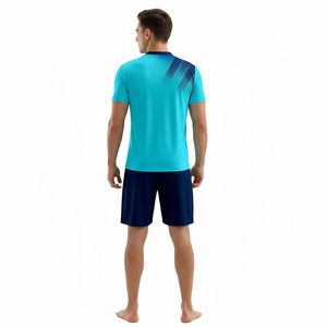 Equipación de Fútbol de Élite, Camiseta y Pantalones Cortos 100% Poliéster, Transpirable, Tallas Grandes, Personalizable con Número y Nombre - Product Image 3