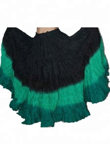 Confortable élégant 25 Yard coton danse du ventre jupe taille libre respirant cravate teinture Tribal soirée porter ceinture décoration pour les femmes - Product Image 2