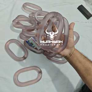 Chaînes décoratives en résine pour la maison, haute transparence, plusieurs couleurs au choix, décoration murale traditionnelle en résine. - Product Image 3