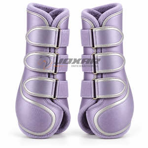 Botas de equitación premium que ofrecen una cobertura confiable para las patas, comodidad transpirable y un cierre seguro para caballos activos. - Product Image 5