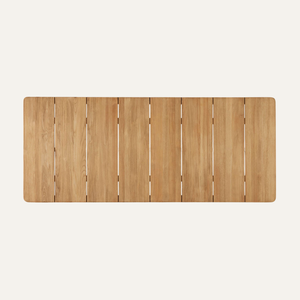 Mesa de Comedor de Madera de Teca Sólida de Lujo para Jardín y Patio - Product Image 3