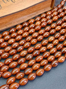 Tasbih en bois écologique de haute qualité, perles polies, objet de collection artistique, décoration murale, prière islamique - Product Image 4