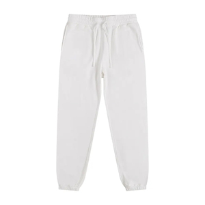 Pantalon de survêtement personnalisé pour hommes et femmes, taille élastique avec cordon de serrage, coupe droite ample, décontracté, fabricant OEM ODM - Product Image 3