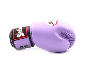 Gants de boxe d'entraînement Muay Thai de haute qualité, sur mesure, en cuir de vachette de qualité A+, avec fermeture à boucle et crochet. - Product Image 2