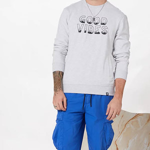 Sweat-shirt léger en polaire pour homme, doux au toucher, idéal pour les voyages et les activités quotidiennes décontractées - Product Image 4