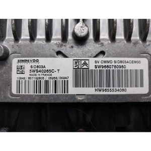 407 ECU et modules informatiques d'occasion 9655534080 - Product Image 4