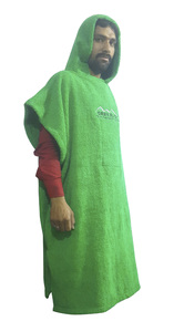 <b>Poncho</b> Bathrobe 100% Cotton Unisex Bathrobe Cotton Sports Towel Soft and Spa Bathrobes - Product Image 2