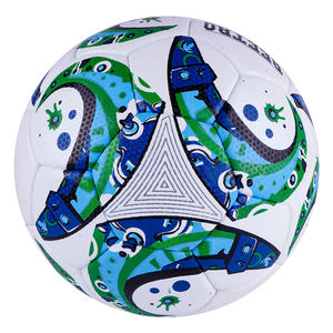 Ballon de football de taille officielle 5 et 4, pour intérieur et extérieur, impression personnalisée en gros, bon marché et de haute qualité - Product Image 1