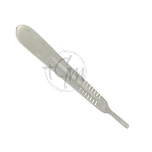 Manche de scalpel chirurgical en acier inoxydable pour des procédures médicales de précision et un support de lame fiable - Product Image 3
