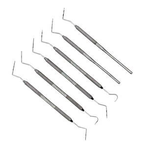 Ensemble d'instruments de diagnostic orthodontique manuels en acier inoxydable de qualité supérieure, sonde dentaire, pièce à main dentaire, certifié CE - Product Image 5