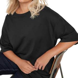 Vestido Camisero Negro Oversize para Mujer, Casual, Holgado, de Media Manga, de Algodón, Mini Vestido de Verano, Tallas Grandes, Venta al por Mayor, OEM, Personalizado - Product Image 5