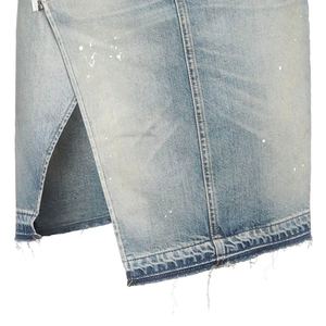 Falda Vaquera Informal de Moda para Mujer, Cintura Alta, Estilo Y2K, con Bolsillos y Botones, Midi Informal, Lista para Enviar - Product Image 6