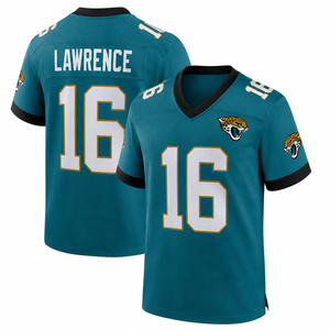 Jersey de Fútbol Americano Personalizado Estilo Espada de Fuego Azul Marino, Logotipo Bordado, Nombre y Número, Uniforme Deportivo de Malla, Venta al Por Mayor, OEM, Exportación - Product Image 1