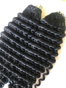 Extensions de cheveux humains bouclés à l'eau de luxe vietnamienne Fournisseurs de cheveux bruts à cuticule alignée - Product Image 2