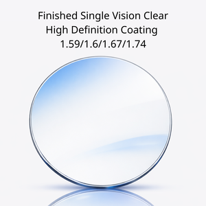 เลนส์สำเร็จรูป Single Vision FSV รุ่น 1.6 เลนส์ทรงกลมใสพร้อมเคลือบผิวแบบ High Definition Coating HDC สำหรับแว่นตา - Product Image 1