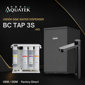 ระบบใต้ซิงค์อควาเทค บีซี แทป 3 เอส |   เครื่องกรองน้ำ RO แบบไหลผ่านโดยตรง (AQ-500A) |   ร้อน/อุณหภูมิปกติ |   750 วัตต์ |   สแตนเลสสตีล |   โรงแรมหรู - Product Image 1