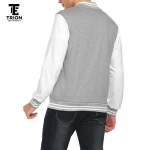 Veste universitaire pour homme, très vendue en hiver, logo personnalisé sur le devant, tissu en laine écologique, couleur et taille personnalisées, haute qualité - Product Image 2