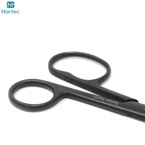 Tijeras para vendajes portátiles de color negro sólido, herramienta quirúrgica de primeros auxilios de acero inoxidable, uso de emergencia - Product Image 4