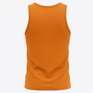 Wholesale Custom Men Summer Breathable Quick Dry Knitted Cotton Gym Fitness Workout Sporty Front Casual Sports Singlet Muscle - Product Image 1