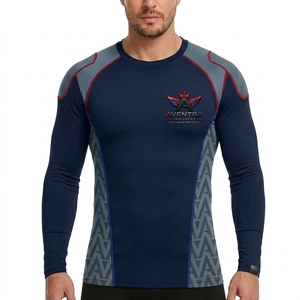 Nouveau design de chemise pour le surf, la natation, le fitness, vêtements de sport respirants et anti-transpiration pour hommes, rashguard à manches longues à séchage rapide - Product Image 4