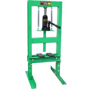 Adjustable 6 Ton Hydraulic Press Benchtop H-Frame Hydraulic Shop Press with <b>Working</b> <b>Table</b> for Garage Floor Use - Product Image 4