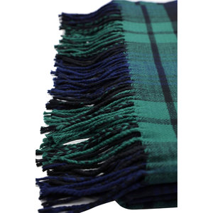 Chal de Tartán Escocés Personalizado con Diseño de la Bandera del Clan, Accesorio de Tartán Negro, Venta al por Mayor 2026 - Product Image 5