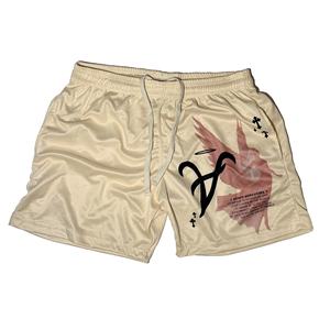 Men's Blank Summer Basketball <b>Shorts</b> 6 Inch Inseam Custom Mesh Breathable Quick Dry Drawstring Closure 100% Polyester - Product Image 3