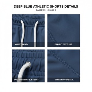 Shorts de sport pour hommes de haute qualité avec logo personnalisé, respirants, à double couche, pour la salle de sport et le fitness - Product Image 6