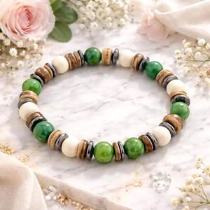 Pulsera de Cuentas de Resina Acrílica de Moda, Joyería Elástica Hecha a Mano, Regalo para Mujeres y Niñas, Accesorios - Product Image 3
