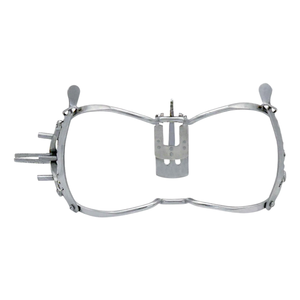 Écarteur buccal Whitehead avec abaisse-langue 15 cm, instrument chirurgical dentaire en acier inoxydable pour adulte, à cliquet, ergonomique et manuel - Product Image 3