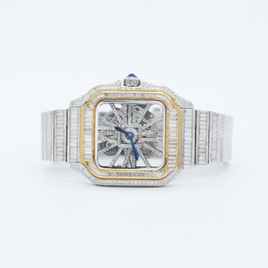 Montre de qualité supérieure avec diamants cultivés en laboratoire à prix d'usine, montre sertie de diamants cultivés en laboratoire DEF - Product Image 1