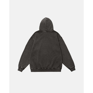 Nouvelle Arrivée Sweat à Capuche Homme Hiver Style Streetwear Vintage Ample Effet Usé Lavé Oversize - Product Image 4