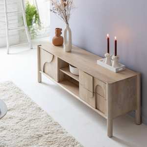 Mueble para TV Vandana Mira Nimbus de madera de mango - Product Image 4