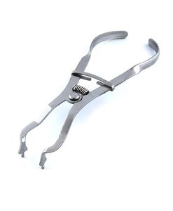 Pinza de Goma Palmer de Alta Calidad de 17 cm, Instrumentos Endodónticos de Acero Inoxidable, Pinza Dental Recta Brewer - Product Image 1